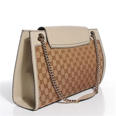 white gucci chain link bag|Gucci shoulder bag with chain.